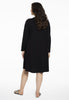 Dress long sl. COTTON - black  - #3