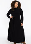 Dress full length turtleneck DOLCE - black 