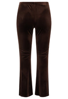 Pantalon bootcut VELVET - brown - #3