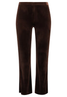 Pantalon bootcut VELVET - brown - #2