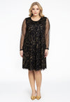 Dress A-line GOLD CRUSH - black - #2