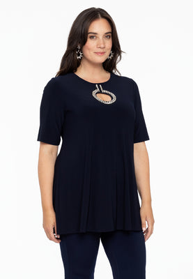 Tunic flare ring DOLCE - blue - #1