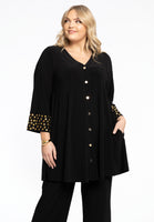 Cardigan Sequin Cuff DOLCE - black - #1