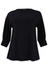 Tunic Square Puff Sleeve DOLCE - black  - #4