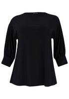 Tunic Square Puff Sleeve DOLCE - black - #4