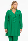 Blouse ruffle DOLCE - green 