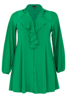 Blouse ruffle DOLCE - green - #4