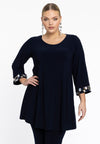 Tunic wide bottom stones DOLCE - blue