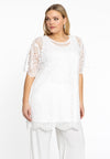 Shirt Tee LACE - ecru