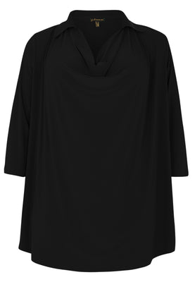 Tunic flare waterfall DOLCE - black  - #3