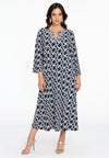 Dress V-neck COLLIER - blue - #2