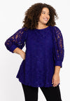 Tunic flare LACE - purple 