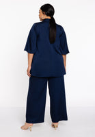 Tunic flare SATINI - blue - #3