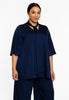 Tunic flare SATINI - blue