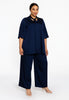 Trousers pleat SATINI - blue - #3