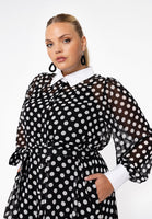 Dress flare DOTS - black  - #5