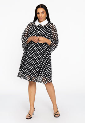 Dress swing DOTS - black  - #2