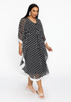 Kaftan DOTS - black