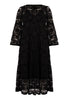 Dress flare LACE - black  - #4