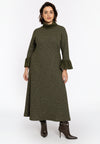 Long dress RIB - light green