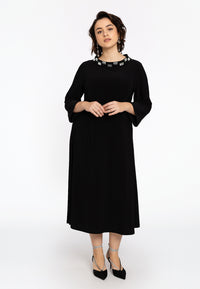 Dress with collar DOLCE - black - #2