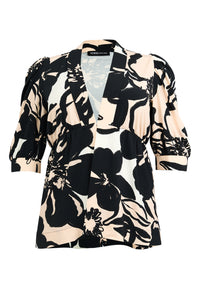 Blazer à manches bouffantes OMBREJacket puffsleeve OMBRE - ecru - #3