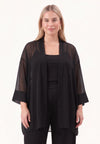 Duster chiffon - Noir