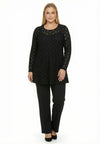 Tunic flare DENTEL - black