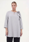 Tunique pinstripe - Gris