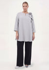 Tunique pinstripe - Gris