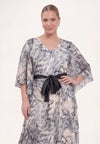 Robe maxi viperine - écru