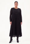 Maxi dress DENTEL - black