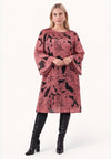 Robe midi devoree - Noir