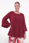 Tunique cherry - rouge foncé