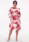 Robe a-ligne isla - Rouge