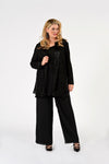 Jacket all over beaded silk - black - #2