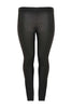 Legging half stretch leather - black  - #4