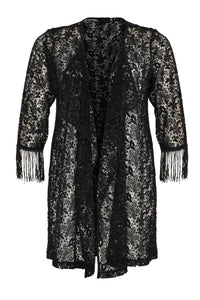 Cardi-jacket LACE - black - #1