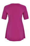 Shirt flare strass neck DOLCE - pink - #3