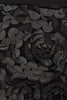 Jacket leather roses stroke - black  - #5