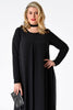 Dress chiffon layer DOLCE - black 