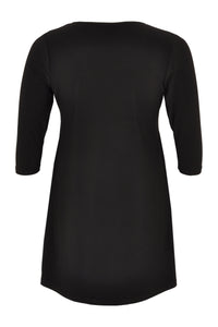 Tunic wide bottom beads DOLCE - black - #3