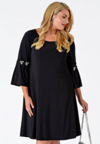 Dress brooches sleeves DOLCE - black - #1