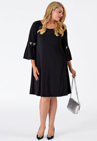 Dress brooches sleeves DOLCE - black - #2