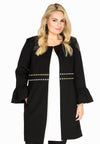 Jacket waist eyelets INTERLOCK - black