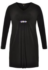 Tunic waist strass DOLCE - black - #4