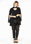 Shirt wide plissé sleeve DOLCE - black - #2
