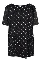 Blouse overlay DOTS - blue - #4