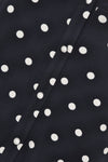 Tunic grandad collar DOTS - blue - #5