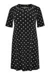 Dress pearl neck DOTS - black - #2